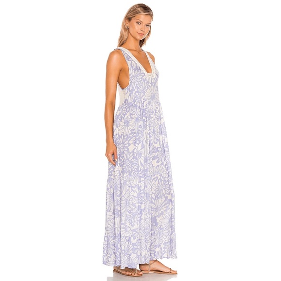Free People Lilac Lavender Maxi Dress - Picture 9 of 10